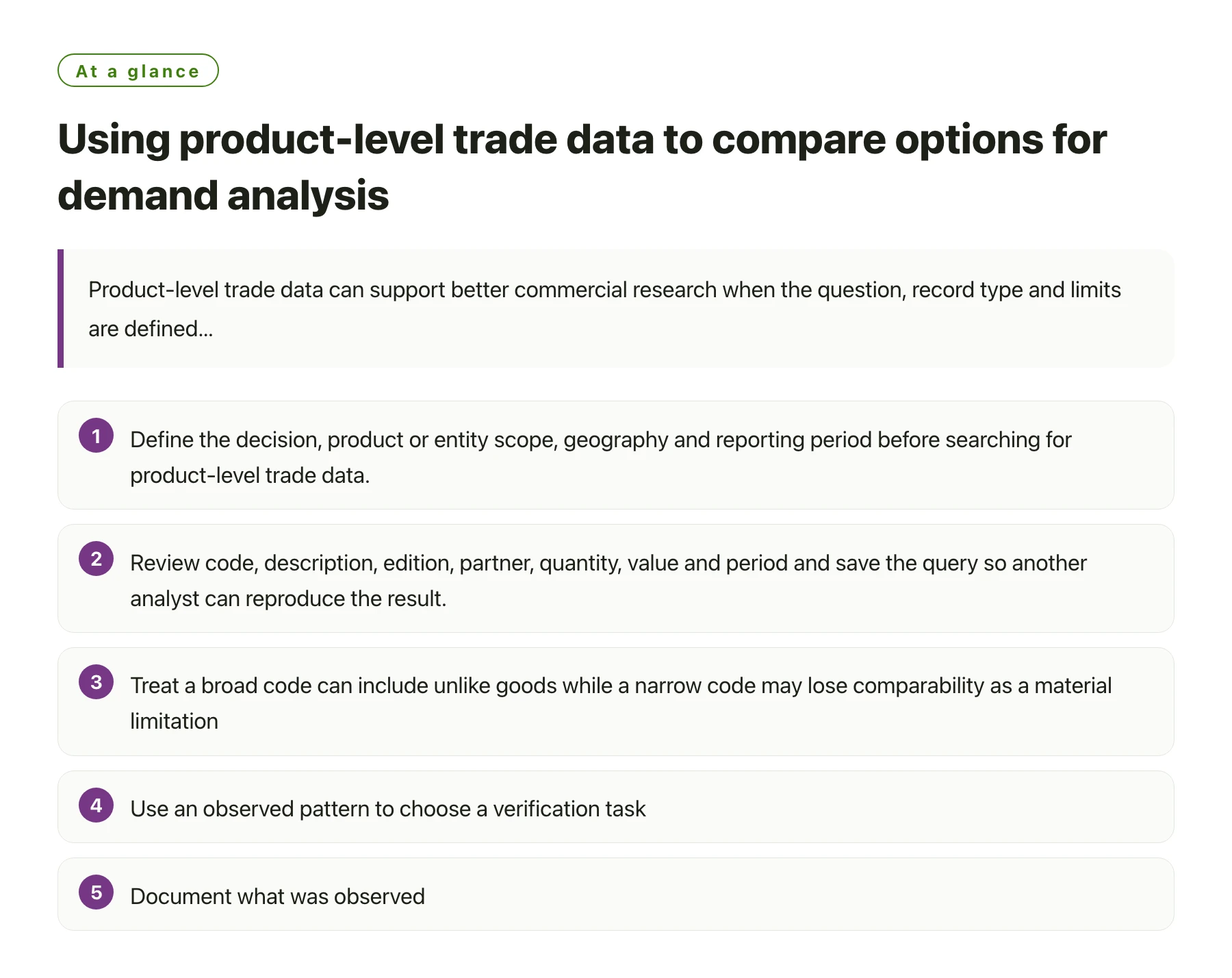 Using product-level trade data to compare options for demand analysis——全文要点速览